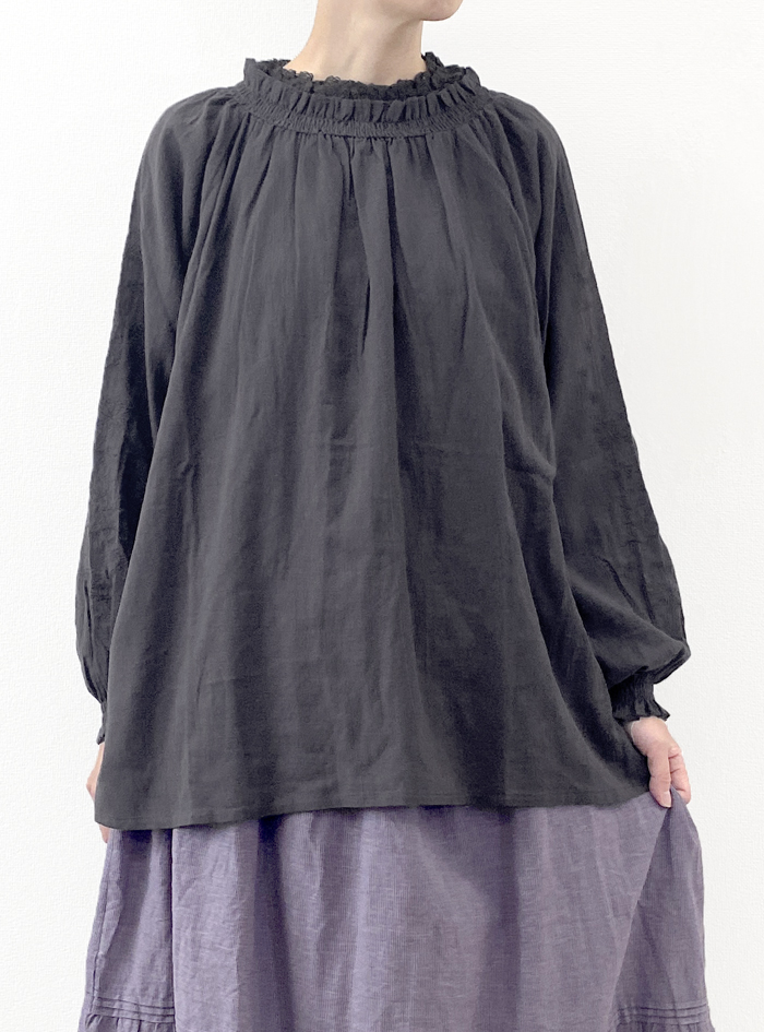 50％OFF! ボイル袖刺繍ラグランプルオーバー ELLIFE ONLINE SHOP