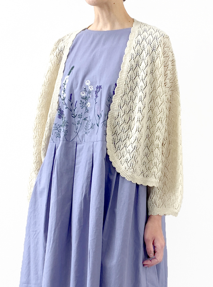 50%OFF! 透かし柄ニットボレロカーディガン ELLIFE ONLINE SHOP