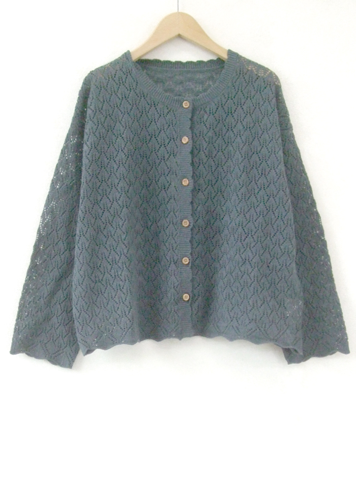 未使用級 elyts エリッツ ロングカーディガン F　グレー 未使用級 elyts エリッツ ロングカーディガン F グレー - メルカリ