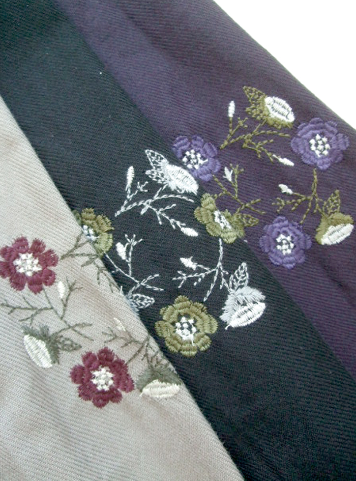 サークル刺繍前開きワンピース ELLIFE ONLINE SHOP