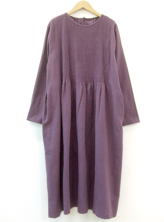 50%OFF! 綿起毛ピンタックワンピース ELLIFE ONLINE SHOP