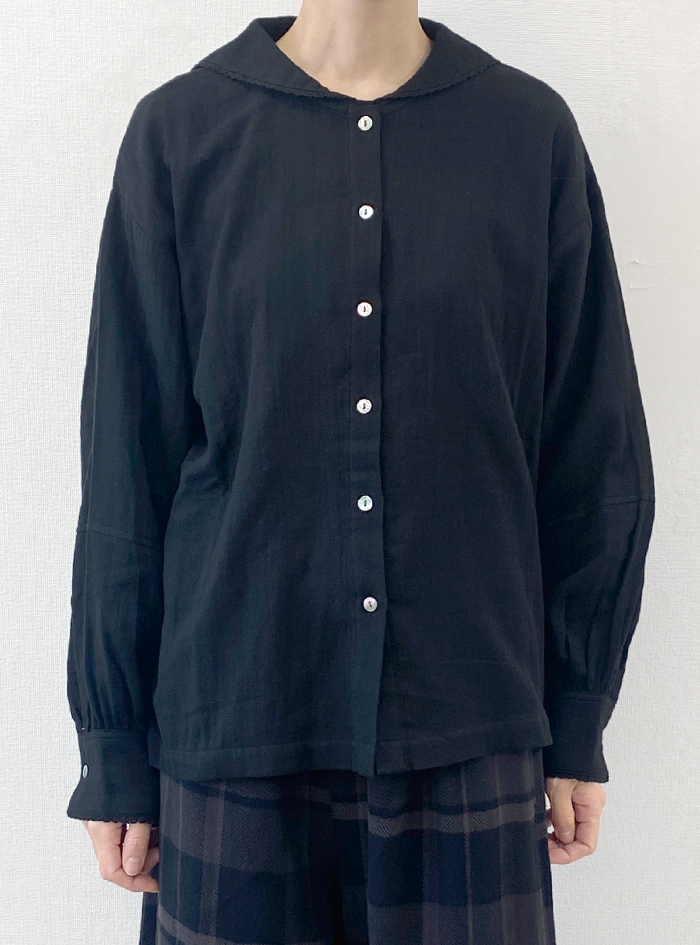 ダブルガーゼセーラーブラウス ELLIFE ONLINE SHOP