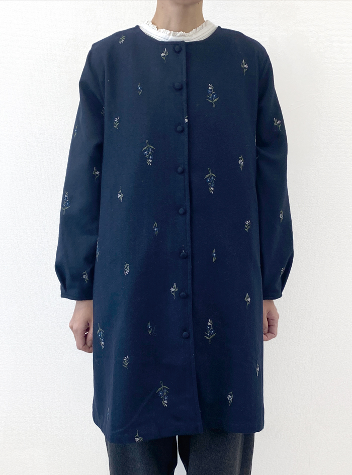 50%OFF! 花刺繍前開きコート ELLIFE ONLINE SHOP