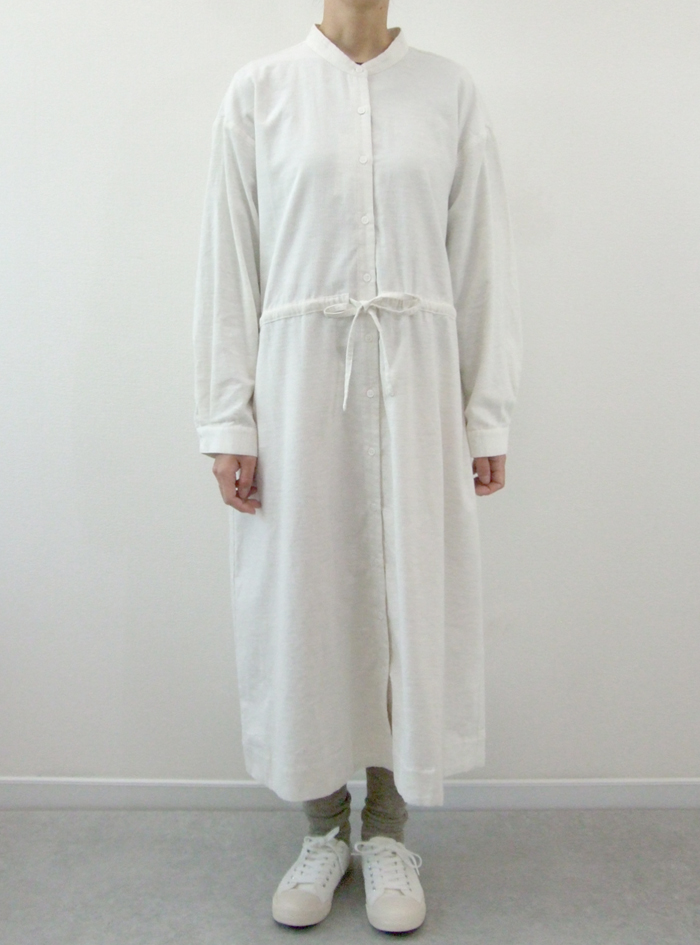 ソフトシャツコールマオカラーワンピース Ellife Online Shop