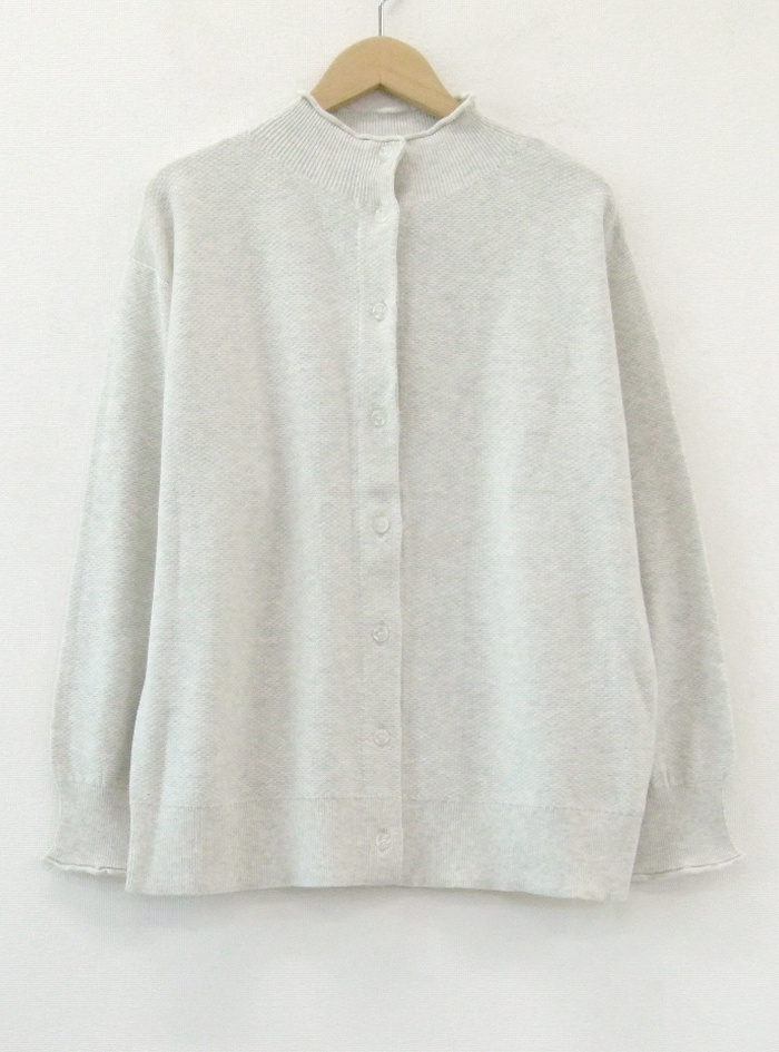 50％OFF! 綿ニットハイネックカーディガン ELLIFE ONLINE SHOP