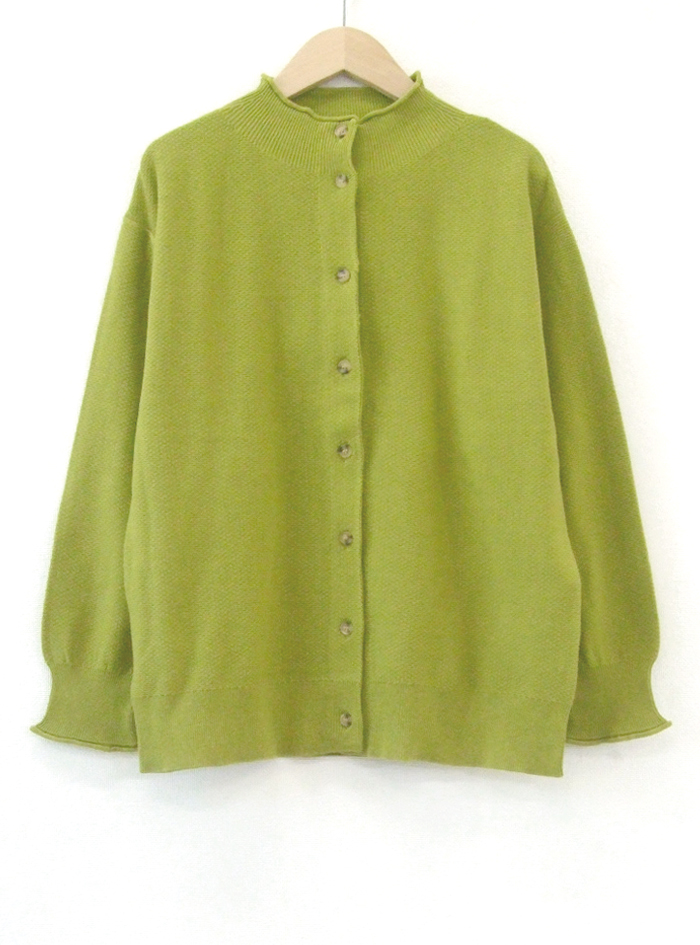 50％OFF! 綿ニットハイネックカーディガン ELLIFE ONLINE SHOP