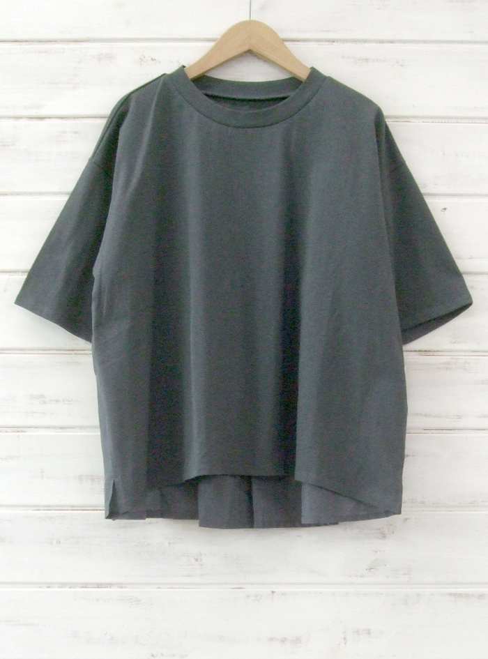 50%OFF! 天竺布帛切替Tシャツ ELLIFE ONLINE SHOP