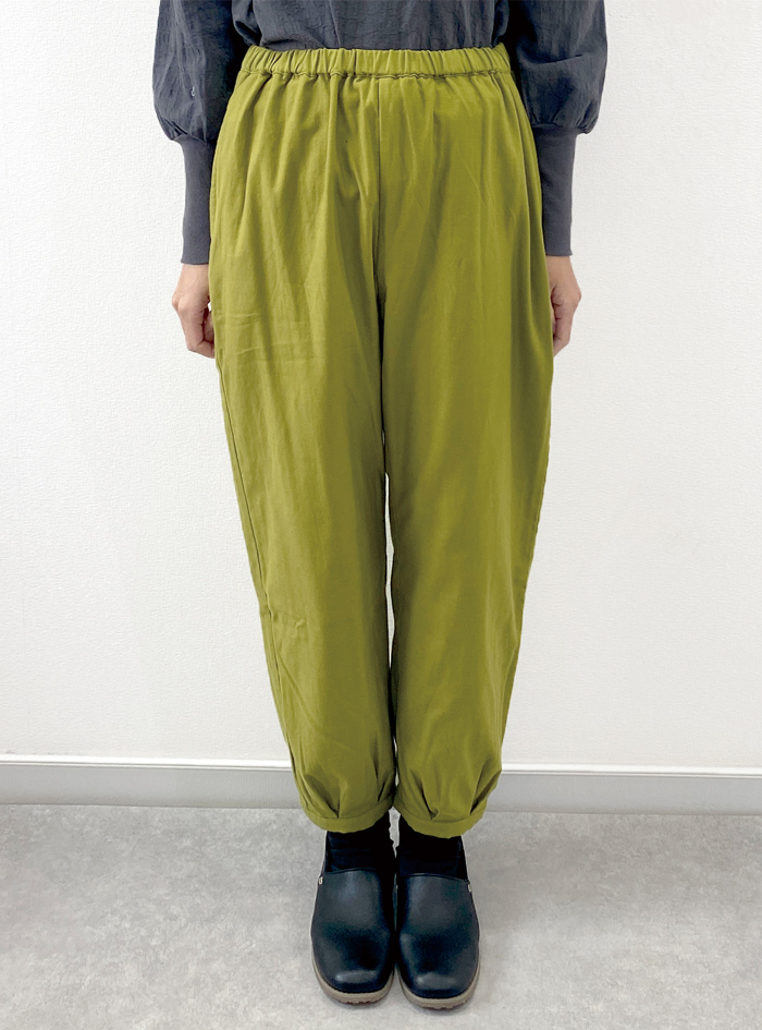 50%OFF! 綿綾接結タックパンツ ELLIFE ONLINE SHOP