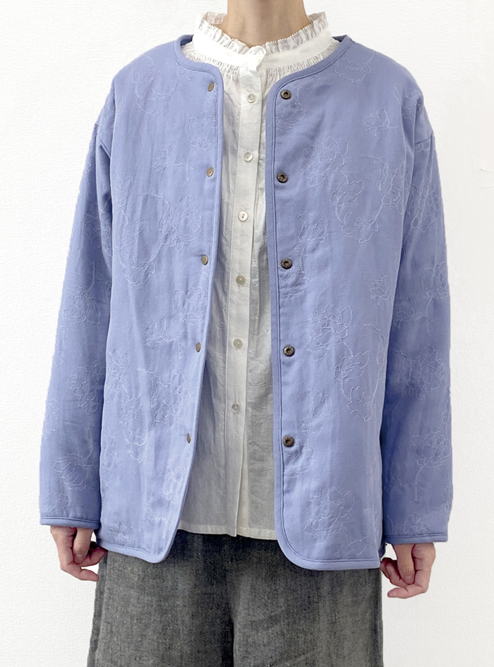 内田　猫と竜刺繍 リバーシブルキルティングジャケット 内田 猫と竜刺繍 リバーシブルキルティングジャケット 内田 猫と竜刺繍