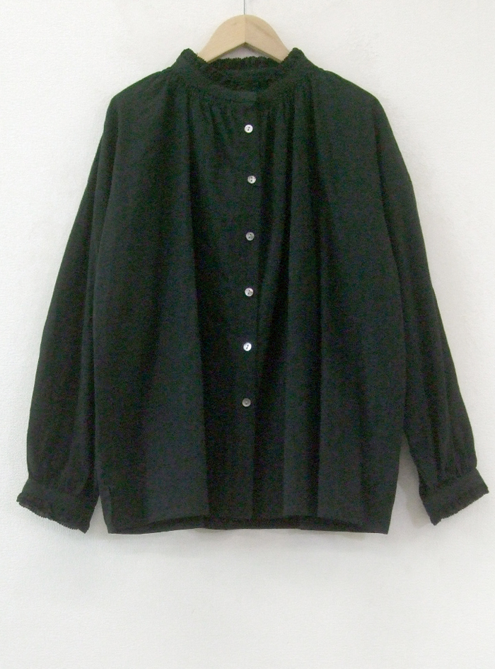 50%OFF! フラワージャカード50%OFF! シャーリングブラウス ELLIFE