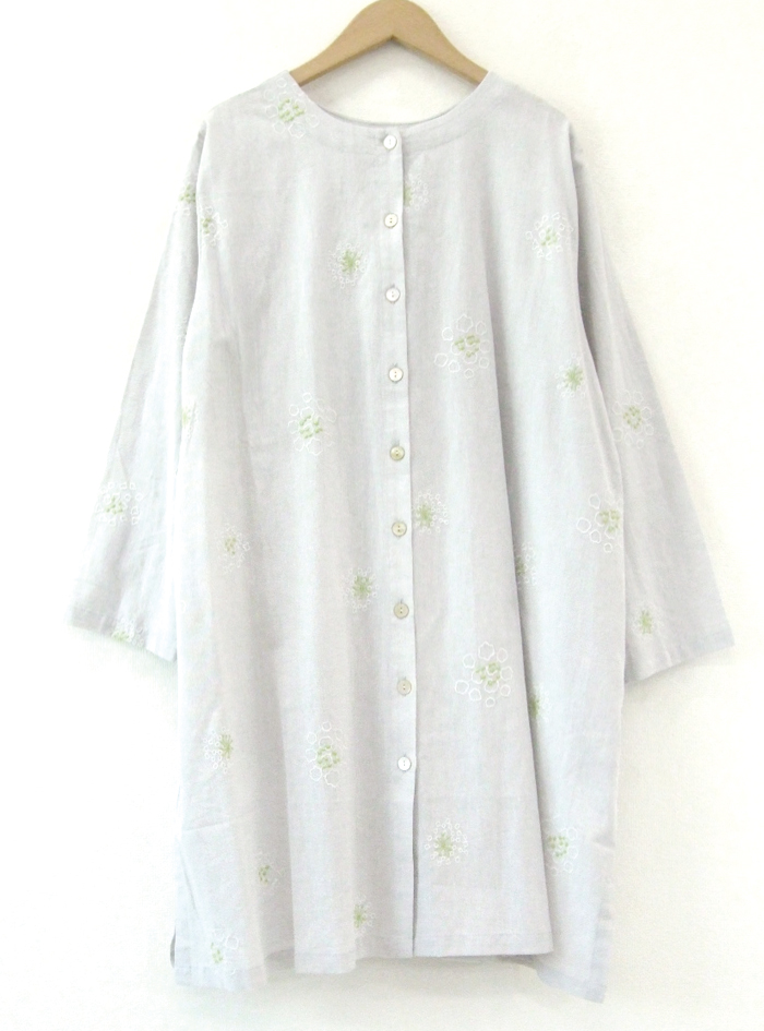 花刺繍クルーネック2wayワンピース ELLIFE ONLINE SHOP