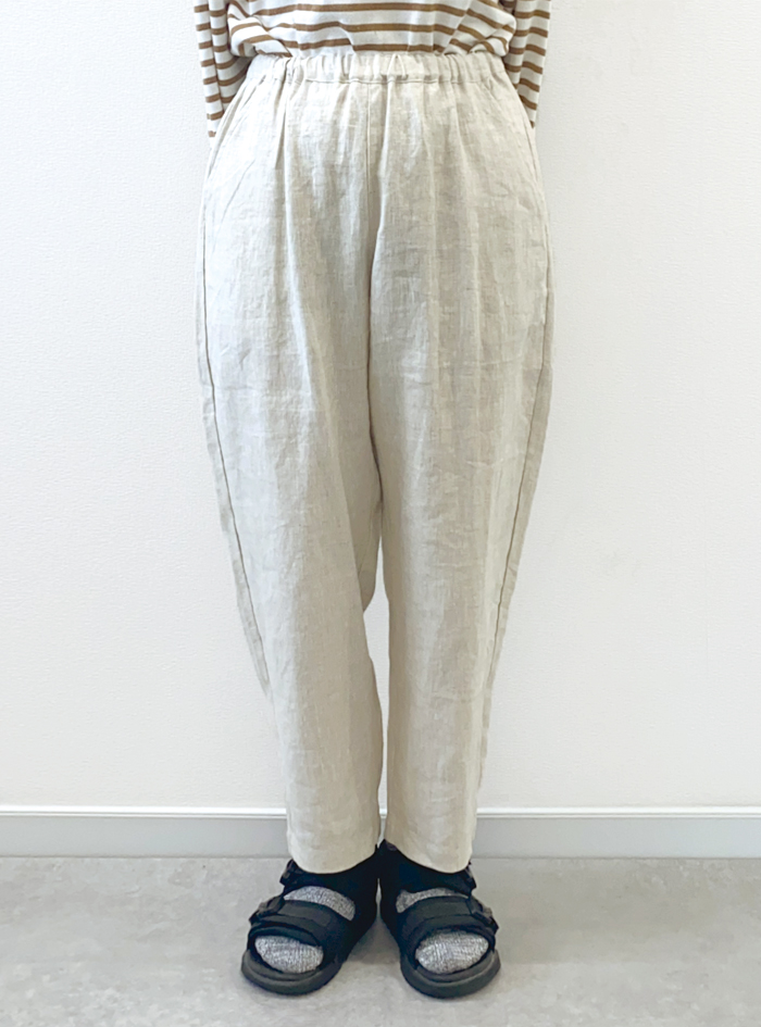 ommo コクーンスウェットパンツ 36 UN3D ENFOLD CLANE 50%OFF! リネンコクーンパンツ ELLIFE ONLINE SHOP