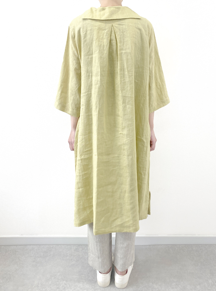50%OFF! リネンミニセーラー前開きワンピース ELLIFE ONLINE SHOP