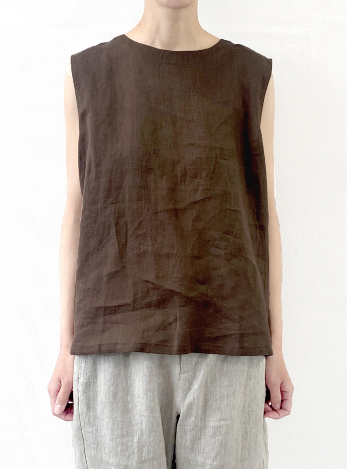 50%OFF! リネンノースリーブチュニック ELLIFE ONLINE SHOP