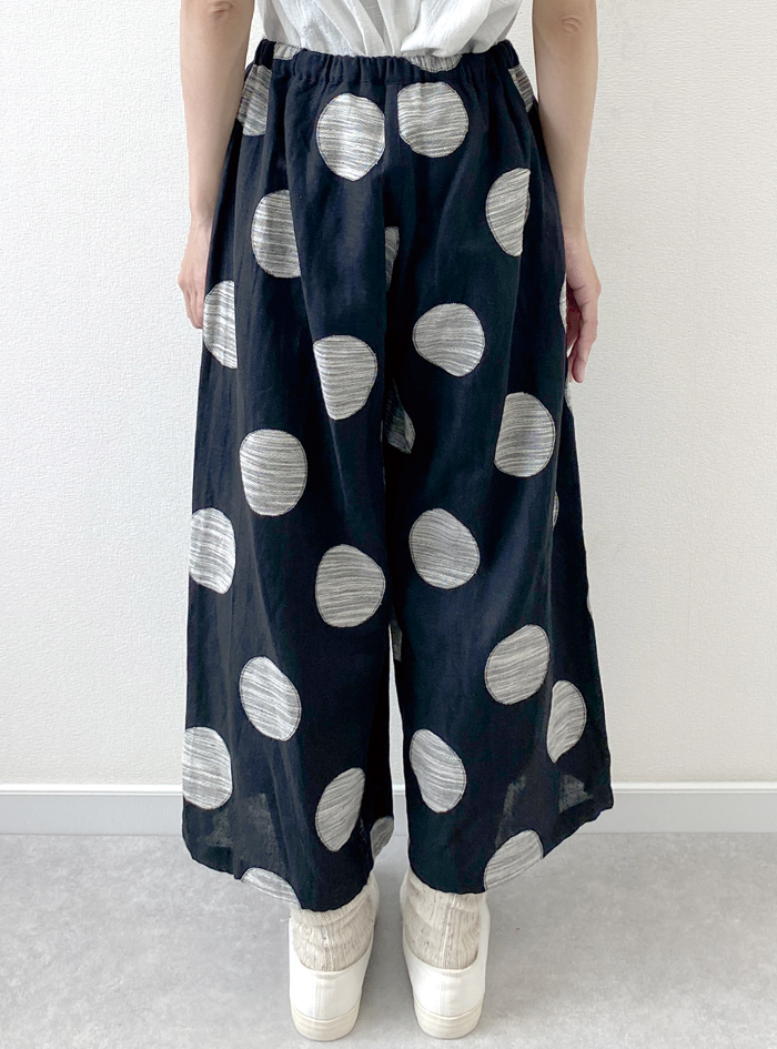【萠】バルーンパンツ♡新品 ドットジャガードバルーンパンツ ELLIFE ONLINE SHOP