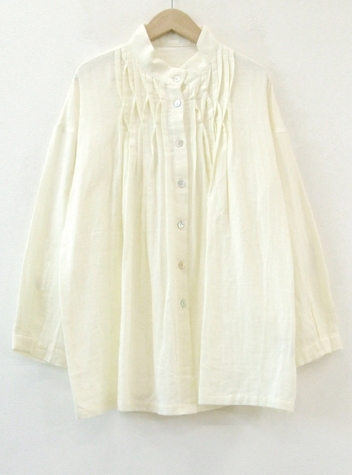 Wガーゼフロントタックブラウス ELLIFE ONLINE SHOP