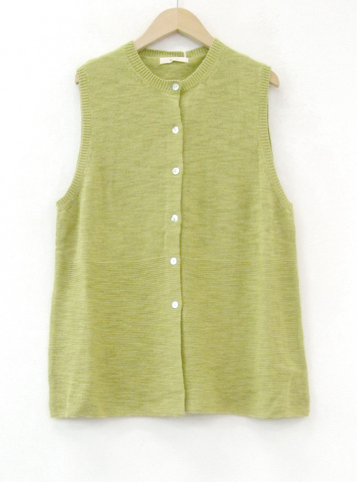 綿麻スラブチュニックベスト ELLIFE ONLINE SHOP