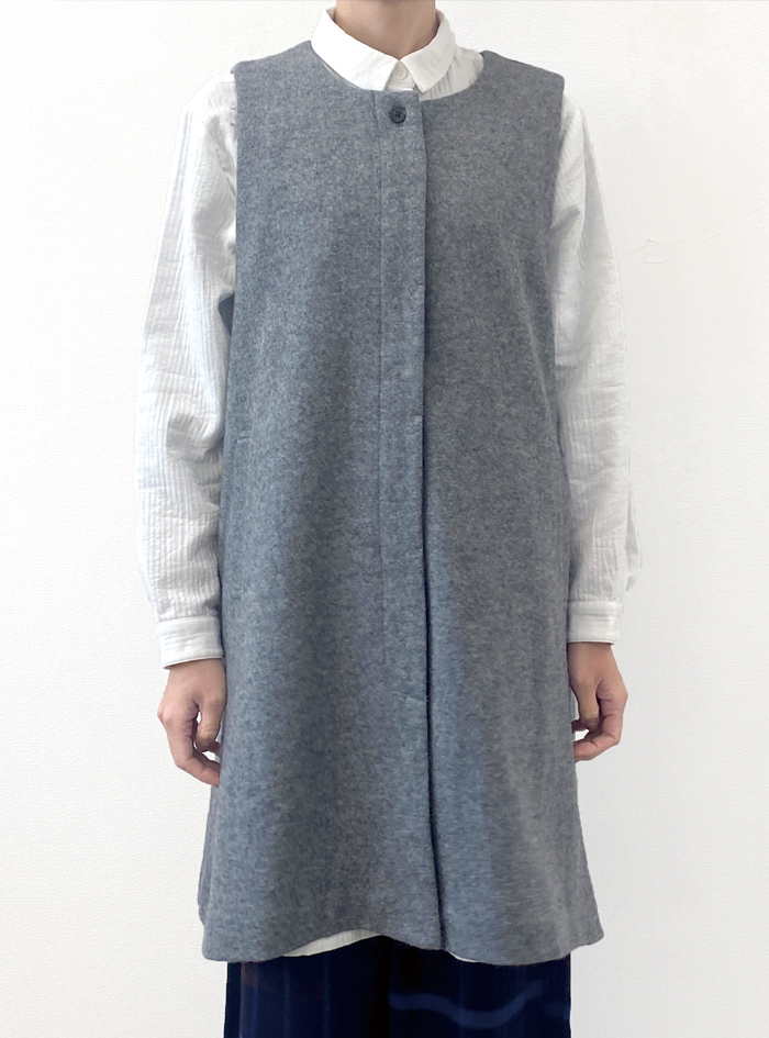 ☆フラノロングベスト ELLIFE ONLINE SHOP