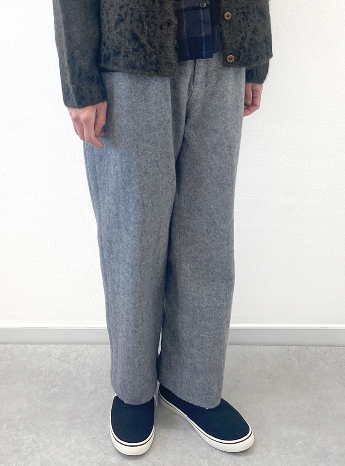 30%OFF! フラノセミテーパードパンツ ELLIFE ONLINE SHOP