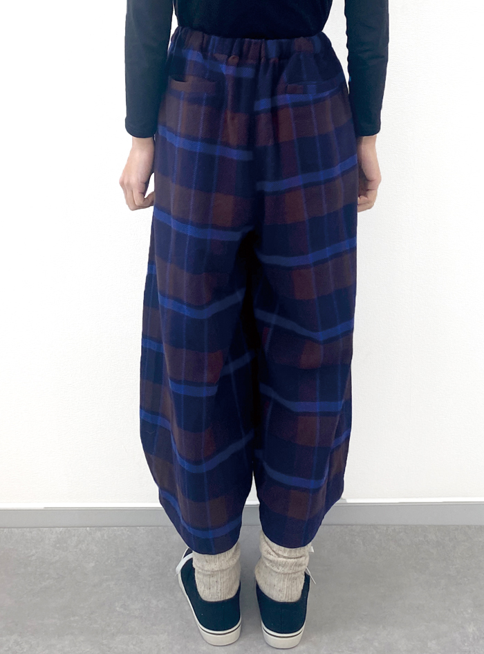 50%OFF! チェックバルーンパンツ ELLIFE ONLINE SHOP