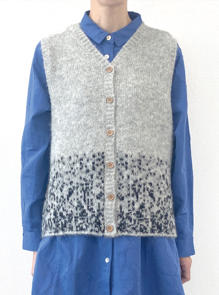 ☆アルパカ混Vネックベスト ELLIFE ONLINE SHOP