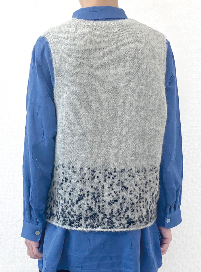 ☆アルパカ混Vネックベスト ELLIFE ONLINE SHOP