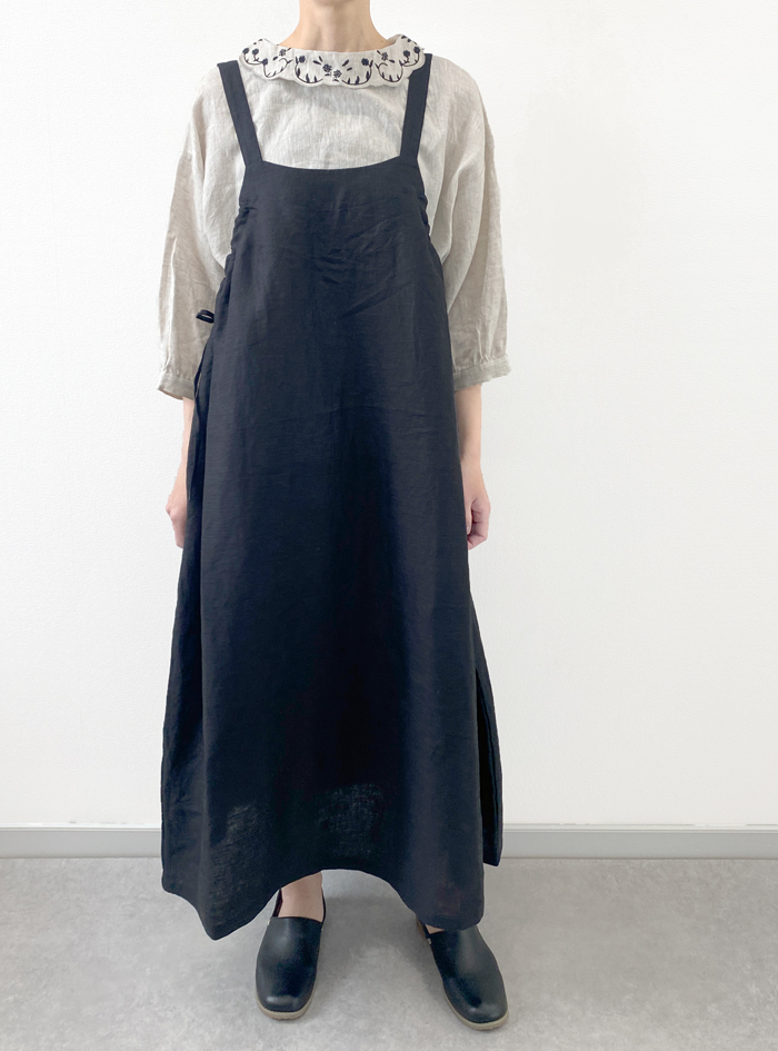 リネン衿刺繍2wayブラウス ELLIFE ONLINE SHOP