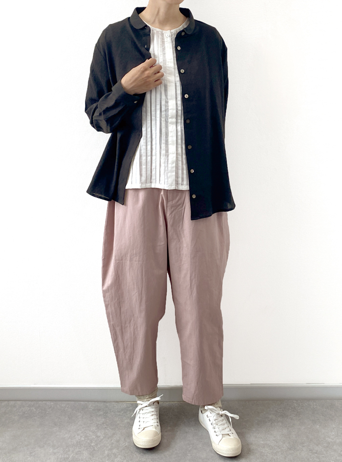槙田商店 ジャガード ブラウス M 槙田商店 ジャガード ブラウス M