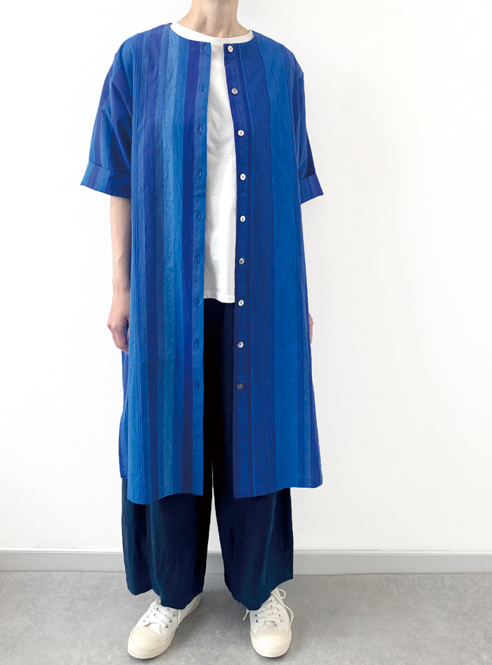 ollun stripe tiered one piece オルン　きりまる ollun オルン きりまる ワンピース