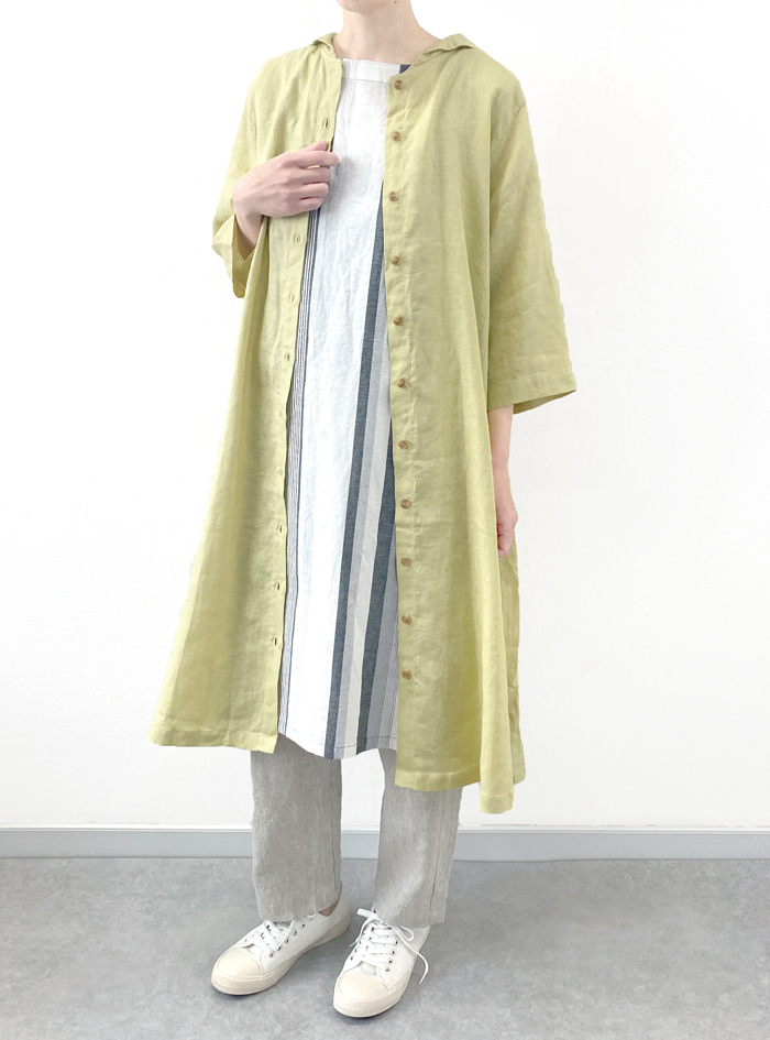 30%OFF! リネンミニセーラー前開きワンピース ELLIFE ONLINE SHOP