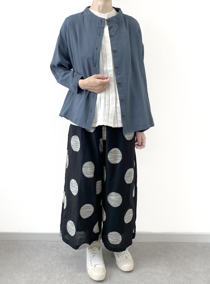 ドットジャガードバルーンパンツ ELLIFE ONLINE SHOP