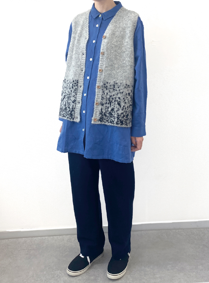 ☆アルパカ混Vネックベスト ELLIFE ONLINE SHOP